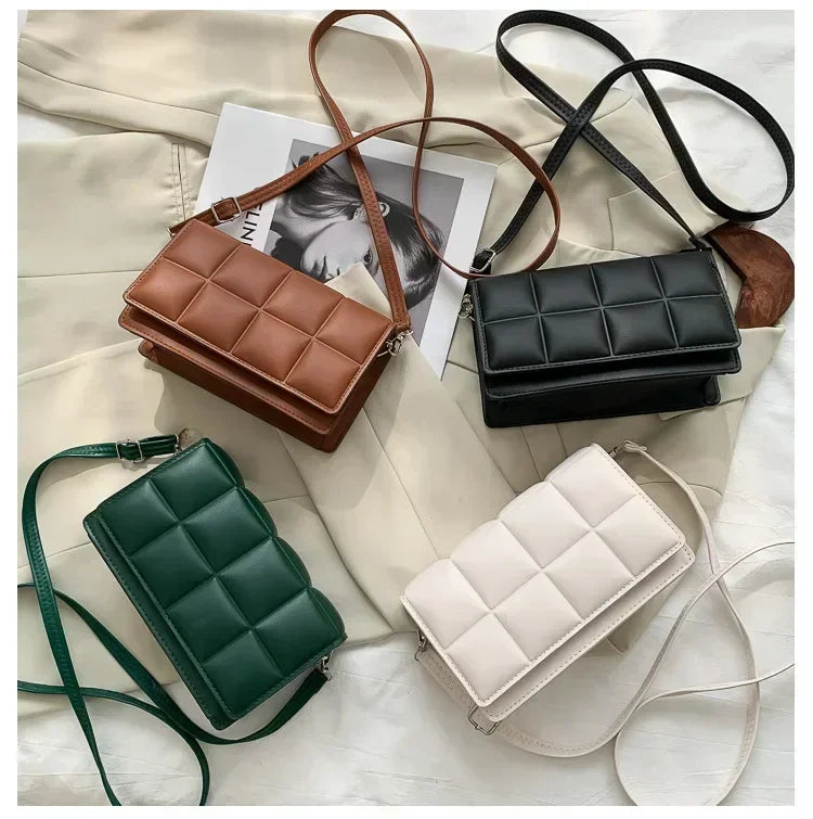 Women's Bag Fashion PU New 2024 Female Literary Single Shoulder Bags Minority Design Cross Body Fashion Handbags Bolsos