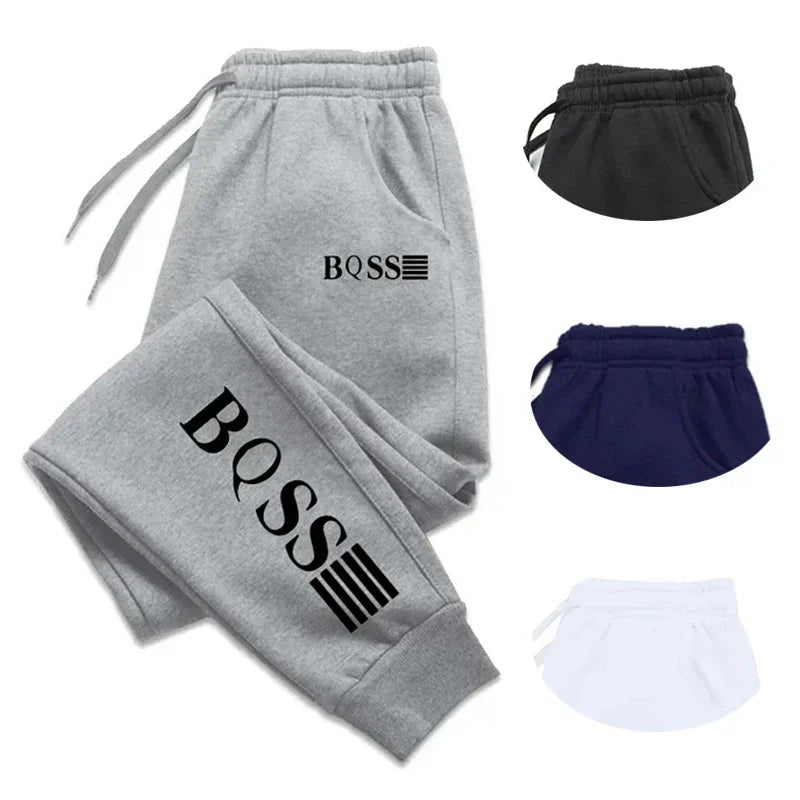 2026 Mens Sweatpants Printing Fashion Trend Jogging Trousers Versatile Soft High Quality Street Elastic Waist Casual Pants S-3XL