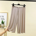Women's Modal Wide-Leg Pants - High-Waisted Casual Summer Lounge