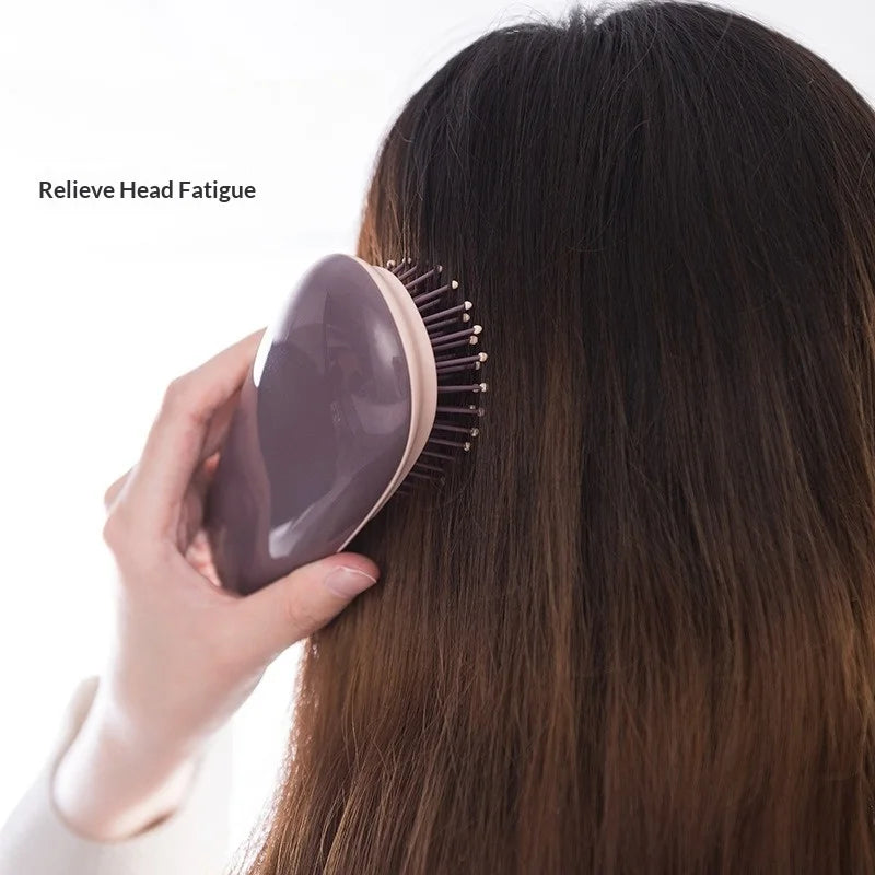 Air Cushion Scalp Massage Brush Portable Detangling Hairdressing Massage Comb For Women Home Use Travel Size Soft Bristles Brush