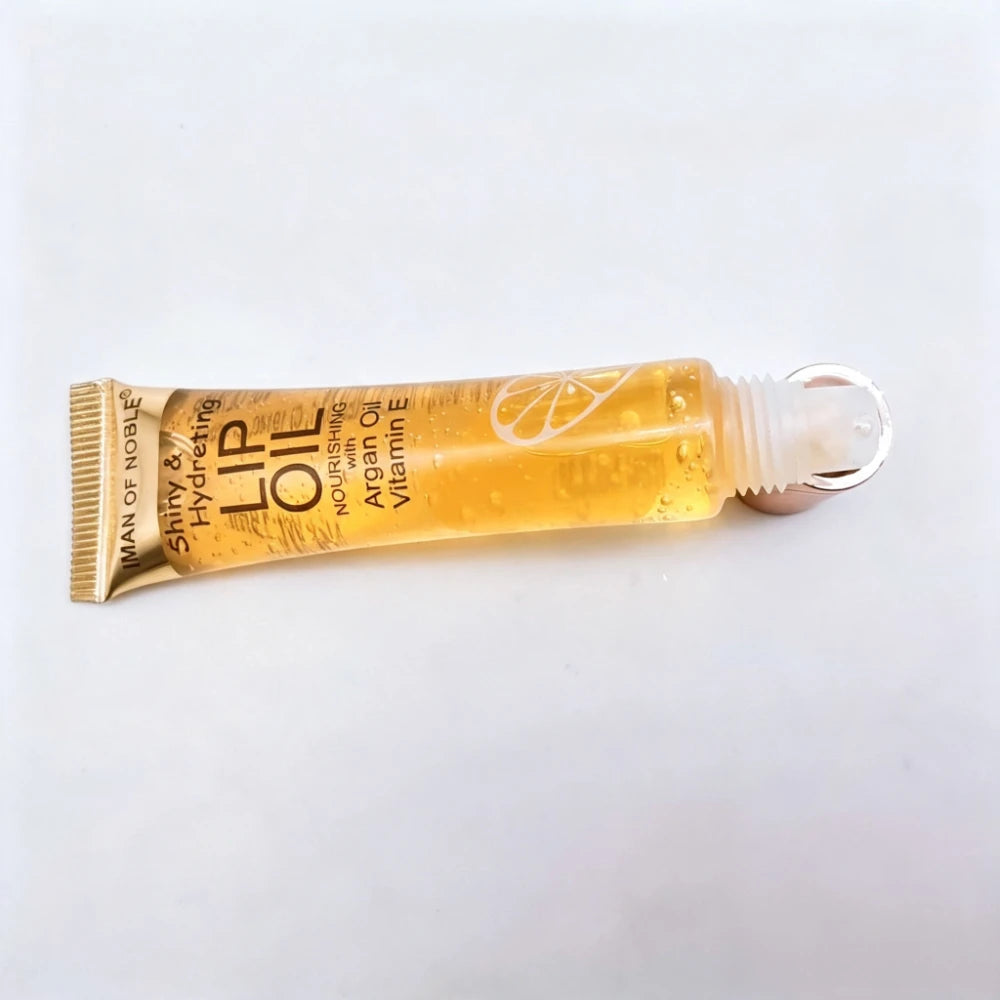 6Pcs Fruit Flavor Lip Oil Set - Moisturizing Plumping Lip Gloss