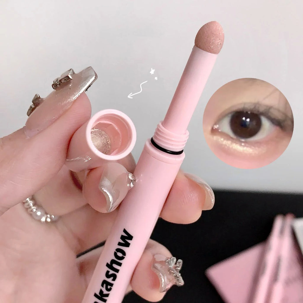 Meniscus Double-end Lying Silkworm Eyeliner Pencil Diamond Glitter Matte Eyeshadow Pen Brightening Cream Shadow Highligh Makeup