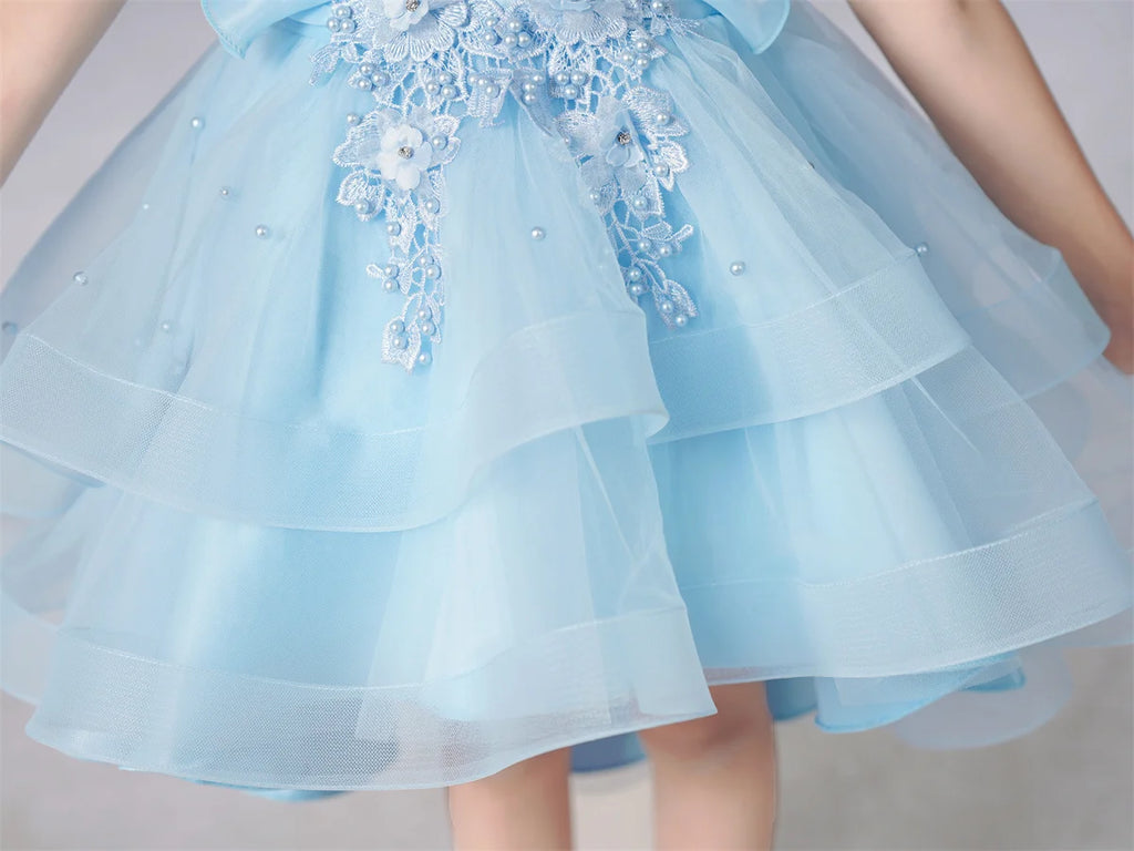 Kids Clothing Children Pageant Wedding Birthday Party Dress Princess Tuxedo Ball Gown Flower Girls' Trailing Dresses