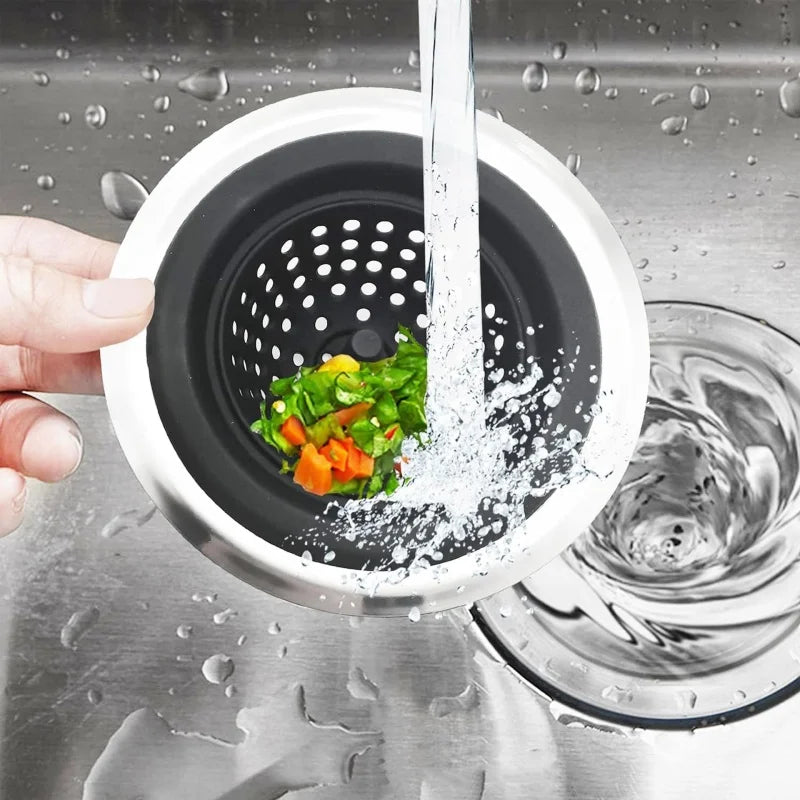 Kitchen Silicone Sink filter Sewer Anti-Clogging food Waste Strainer Hair Catcher Water Stop Stopper for Bathroom Accessories