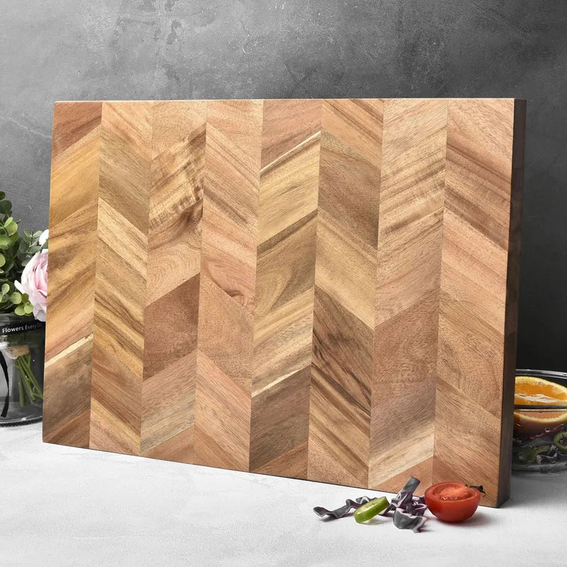Acacia cutting board,super large cooked food cheese tray, suitable for food,  meat, vegetables and cheese, kitchen accessories