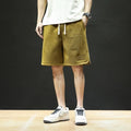 American Style High Street Men's Summer Thin Knit Sweatpants Casual Trendy Brand Plus Size Straight Leg Loose Fit Five Minute Pa