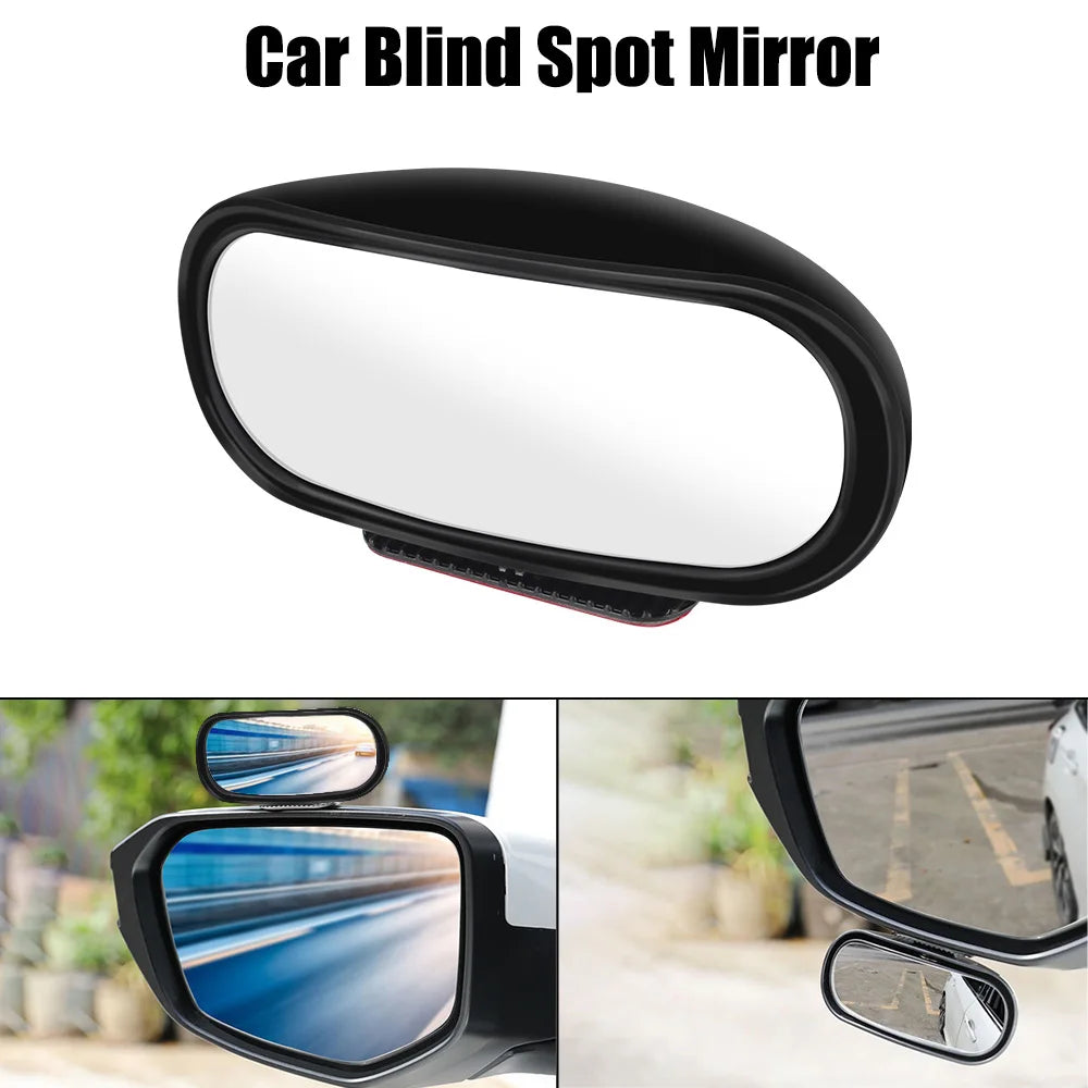 Universal Car Accessories Car Mirror Auxiliary Rear View Mirror Wide Angle Side Rear Mirrors Reverse Blind Spot 360° Adjustable