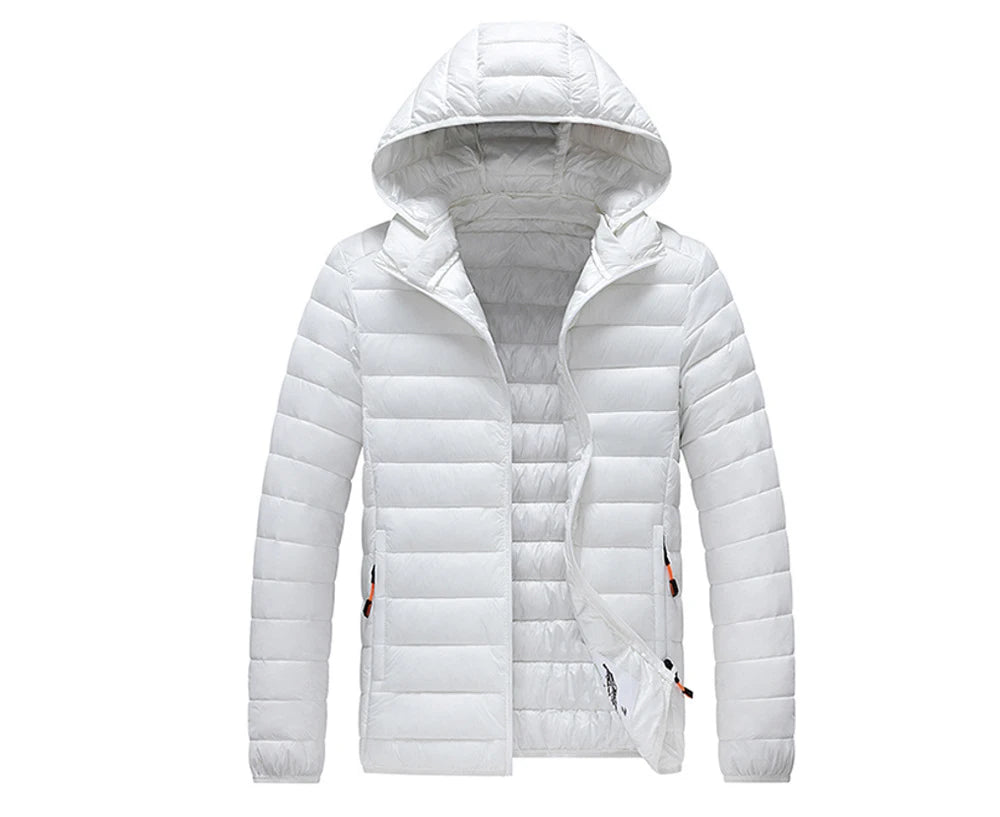 Winter Men's Warm Down Parkas Fashion Men Cotton Thick Hooded Coats Men Windbreaker Snow Thermal Padded Jackets Clothing 8XL