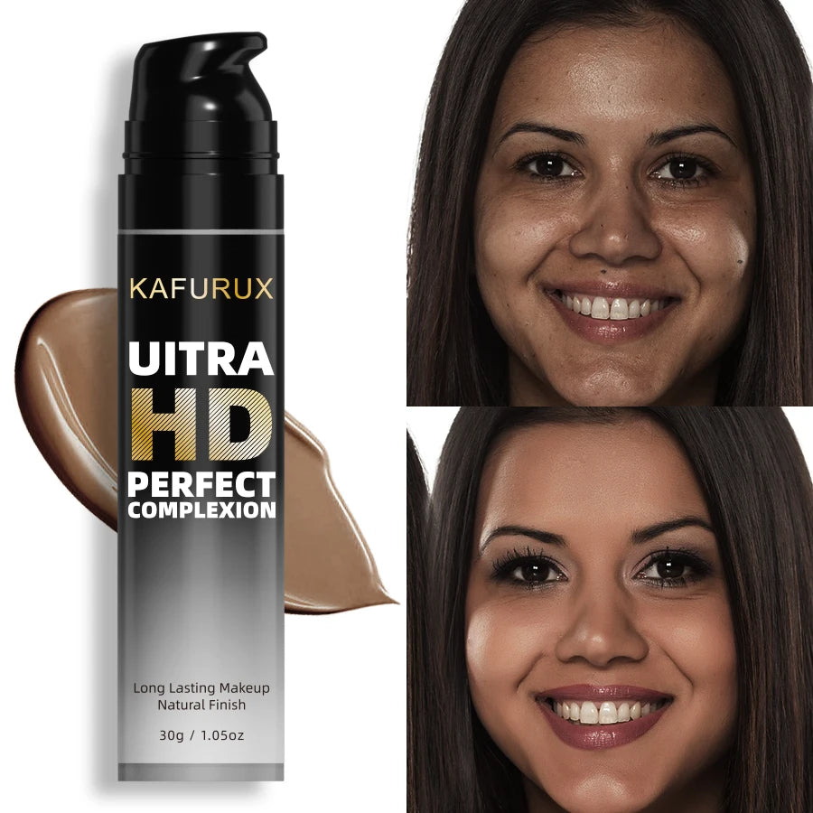 8 Color Face Foundation Cream Oil-Control Waterproof Natural BB Cream Lasting Concealer Liquid Full Coverage Matte Base Makeup