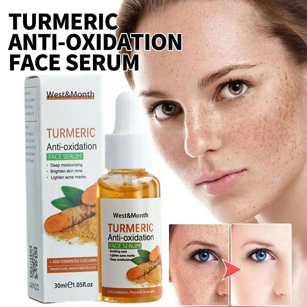 Turmeric Face Whitening Dark Spot Corrector Anti-oxidation Serum Turmeric Dark Spot Corrector Serum Facial Brighten Turmeric Oil