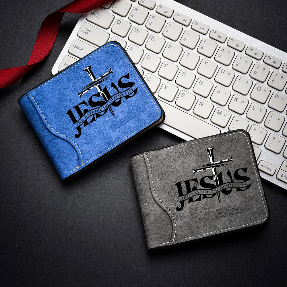 Men's Fashion Short Wallet PU Leather Multiple Card Slots High-Quality Personalized Soft Leather Wallet