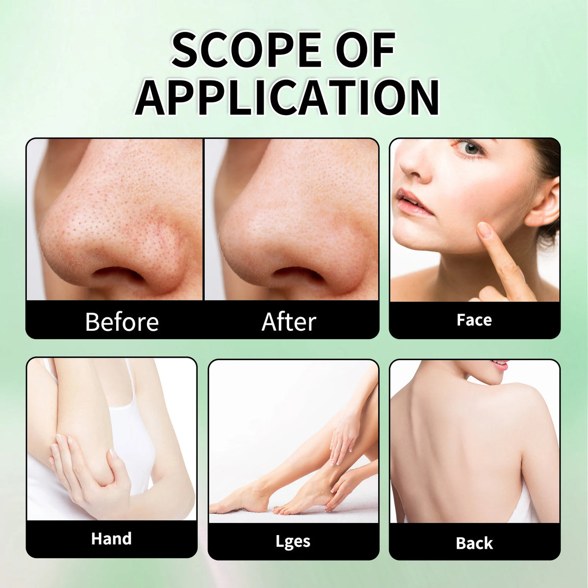 Facial Exfoliating Gel - Deep Cleansing & Blackhead Remover