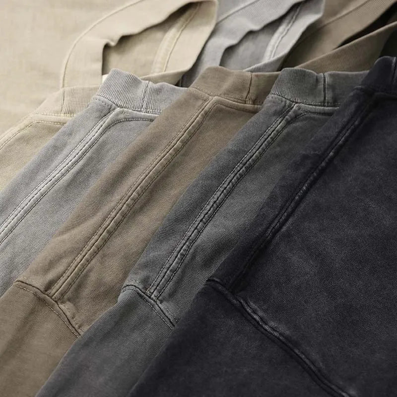 man's Summer T Shirt 2026 New Aged T-shirt short-sleeved Pure Cotton Loose short-sleeved Tshirt Men Clothing DingdianWY280