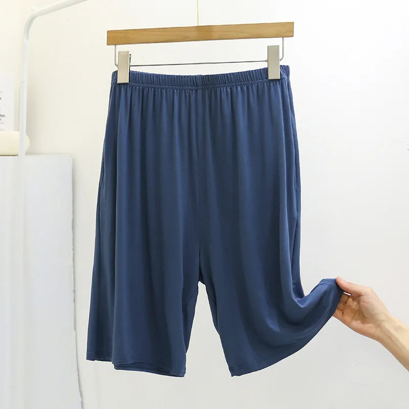 Fdfklak Women's Modal Pajama Pants - Knee Length Sleep Bottoms
