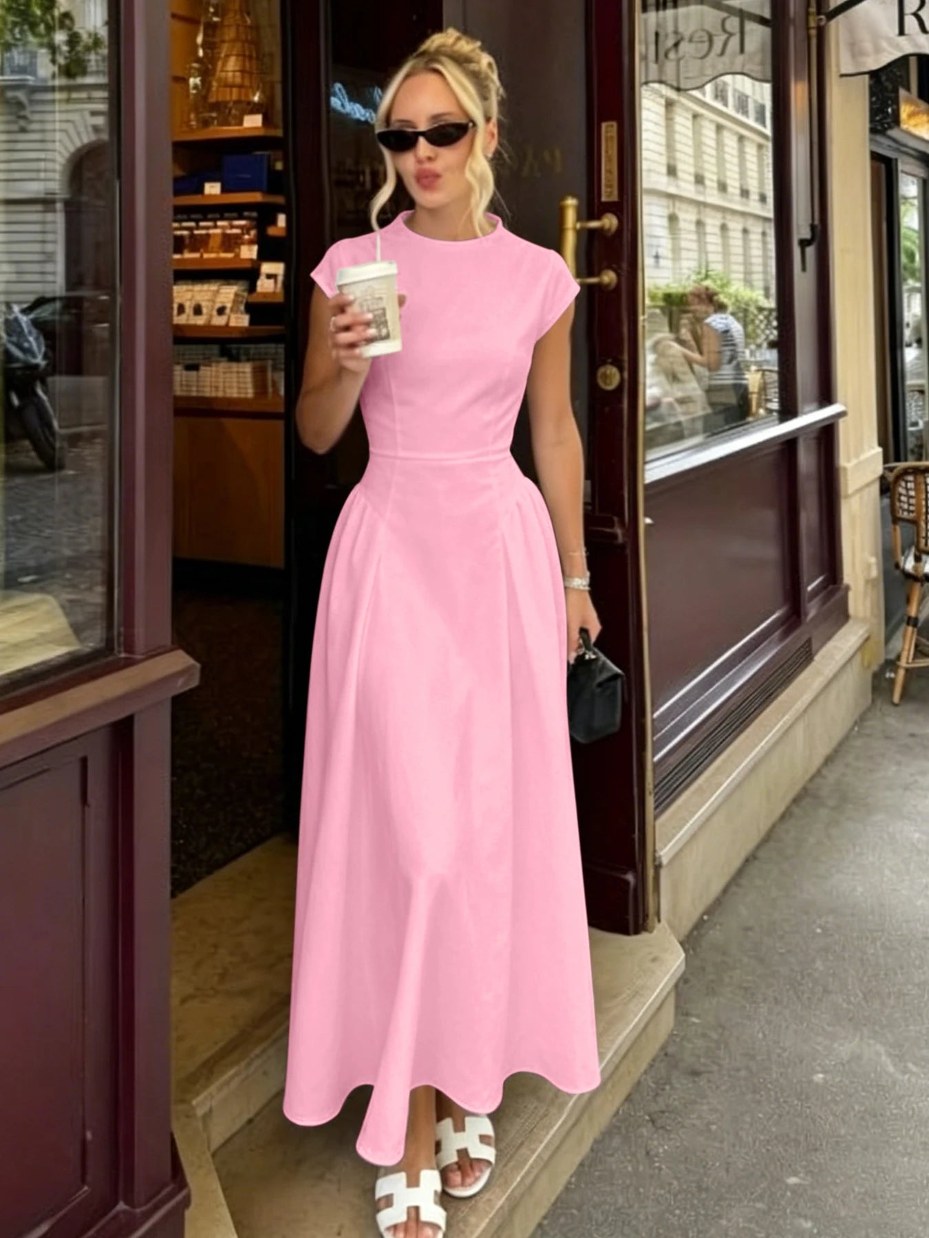 New Women Mini Dresses Elegant Floral Print Patchwork Casual Party Dress Graceful For Holiday Casual Slim Summer Female Dresses