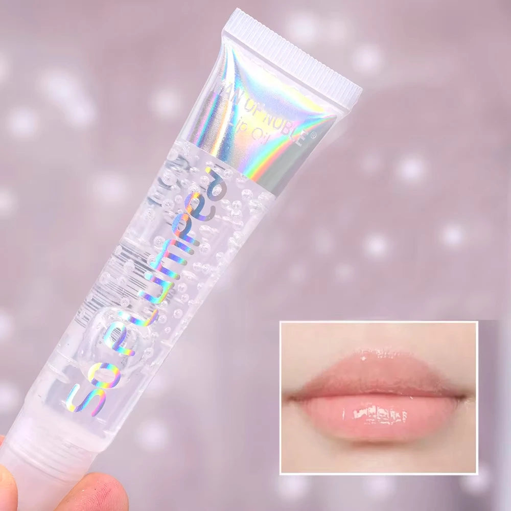 6Pcs Fruit Flavor Lip Oil Set - Moisturizing Plumping Lip Gloss