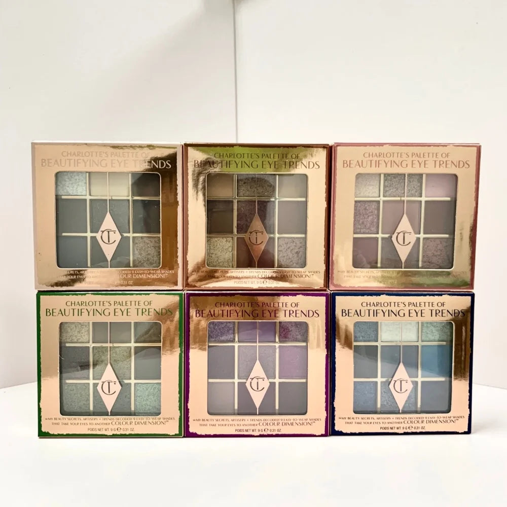 Charlotte Tilbury Eye Shadow 4-colors 6-colors 7-colors 9-colors Super Nudes Easy Eye Push Up Lashes Lasting Natural Cosmetics