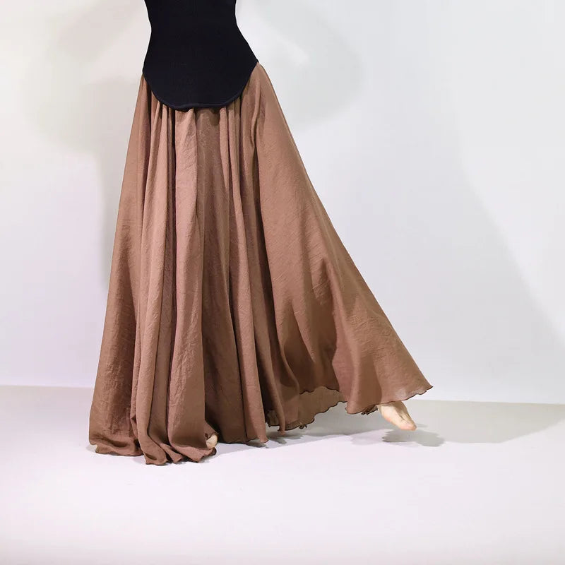 2026 Women Cotton And Linen Long Skirts High Waist Good Quality Women Summer Boho Maxi Skirts Brand Faldas Femme Streetwear