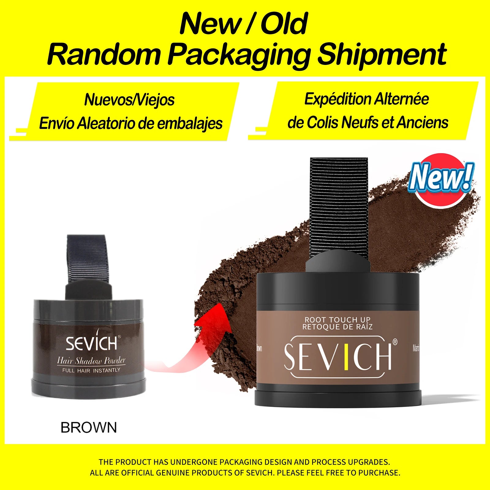 Sevich Hairline Powder 4G Hairline Shadow Powder Makeup Hair Concealer Natural Cover Unisex Hair Loss Product
