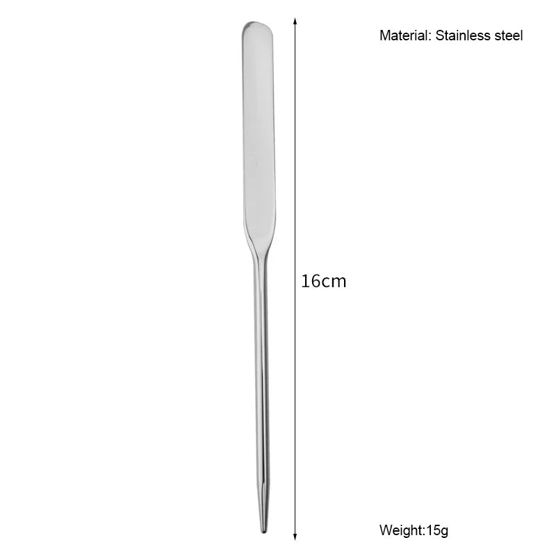 Makeup Brush Set With Stainless Steel Mixing Palette Spatula Rod Color Sticks 3 4 5 6 Pcs For Professionals