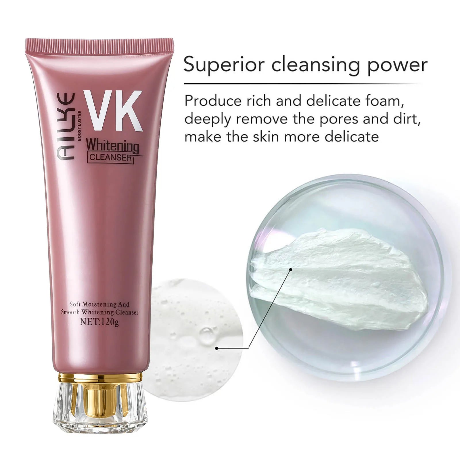 AILKE Lightening Facial Cream, Brightening, Reduce Spots, For Black and Dark Skin, Whitening Face Care Set for All Skin Types