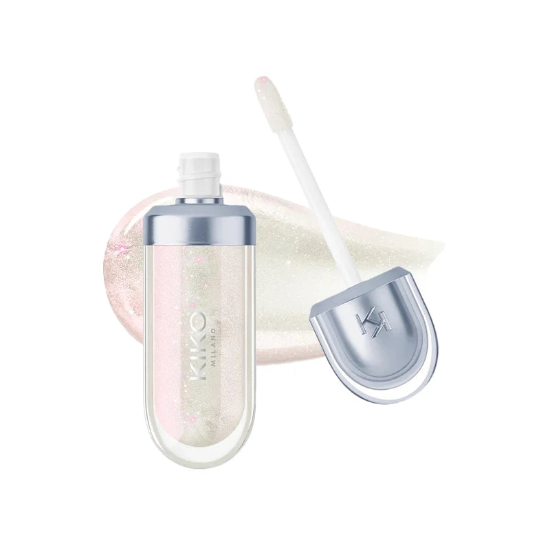 Kiko 3D Hydra Lipgloss - Moisturizing Shimmer Lip Gloss, Pearly Mauve