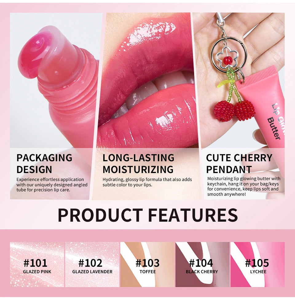 Lakerain Lip Glowing Butter Balm - Moisturizing Lip Treatment 10ml