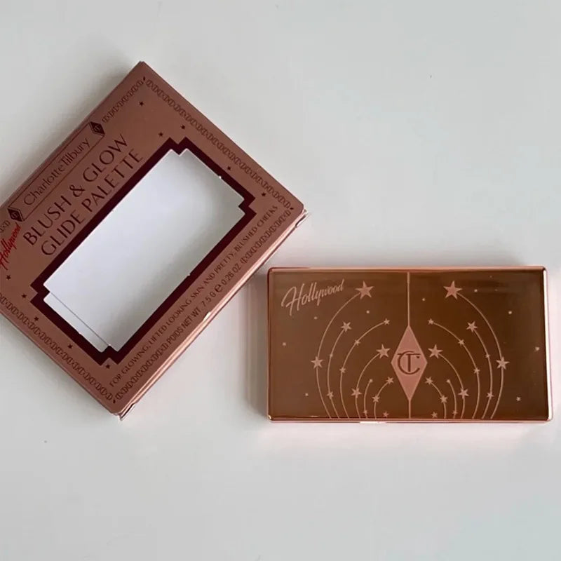 Charlotte Tilbury PILLOW TALK Series Soft Heart Double Color Powder Blusher Color Plate Hot Color Code First Love Sex on Fire