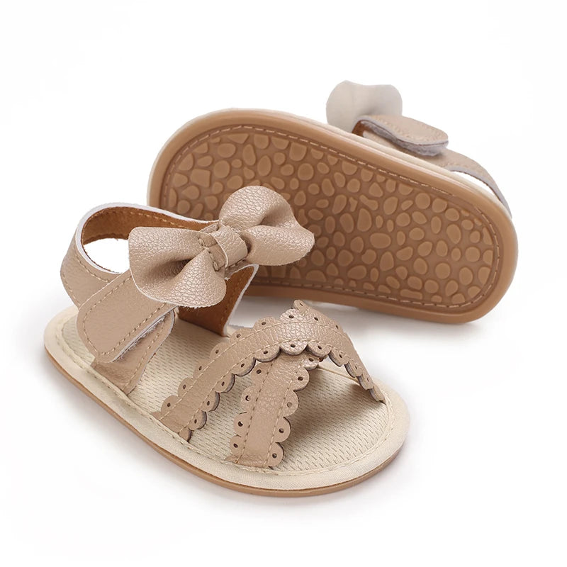 Summer newborn children's shoes, girls' sandals, children's shoes, outdoor casual walking shoes, 0-18 months old