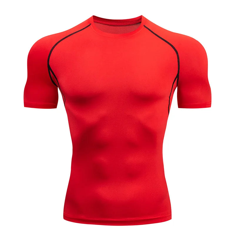 Men's Compression Turtleneck Long Sleeve Shirt - Athletic Gym Base Layer