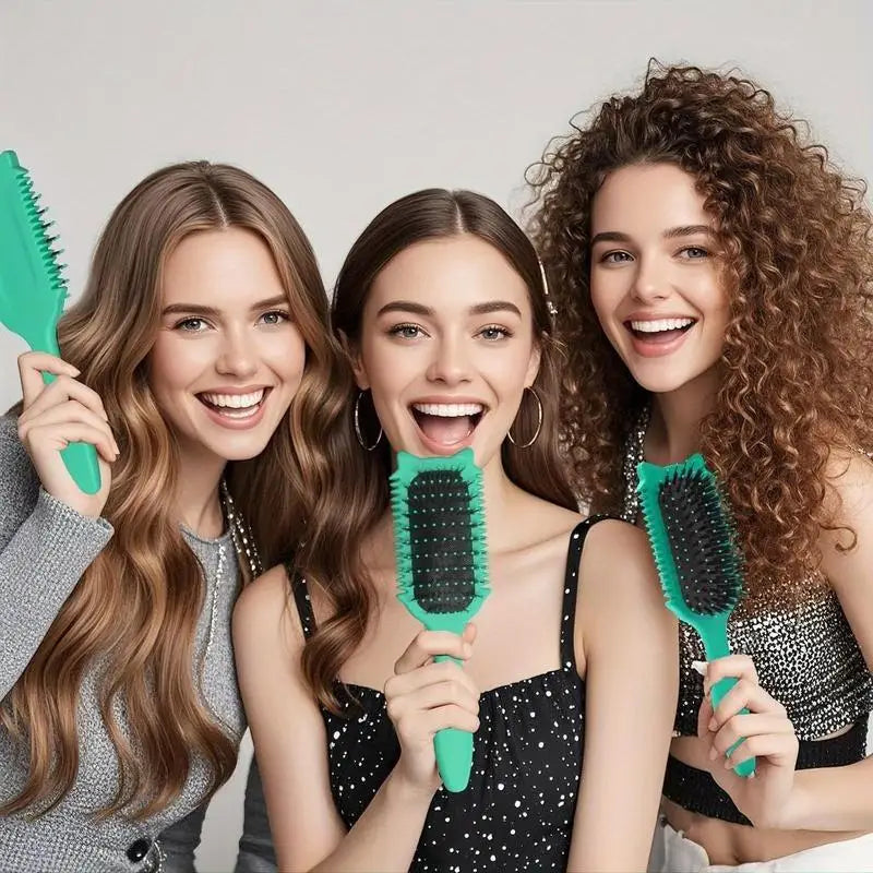 Soft Bristle Curly Hair Shaping Styling Brush For Men Women Portable Household Daily Hair Care Supply