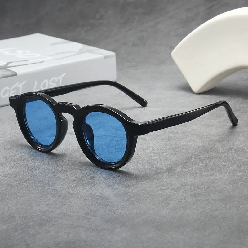 Fashion Luxury Brand Sunglasses Round Retro Sun Glasses Trendy Designer Sunglasses Premium Anti-Uv Sun Glasses