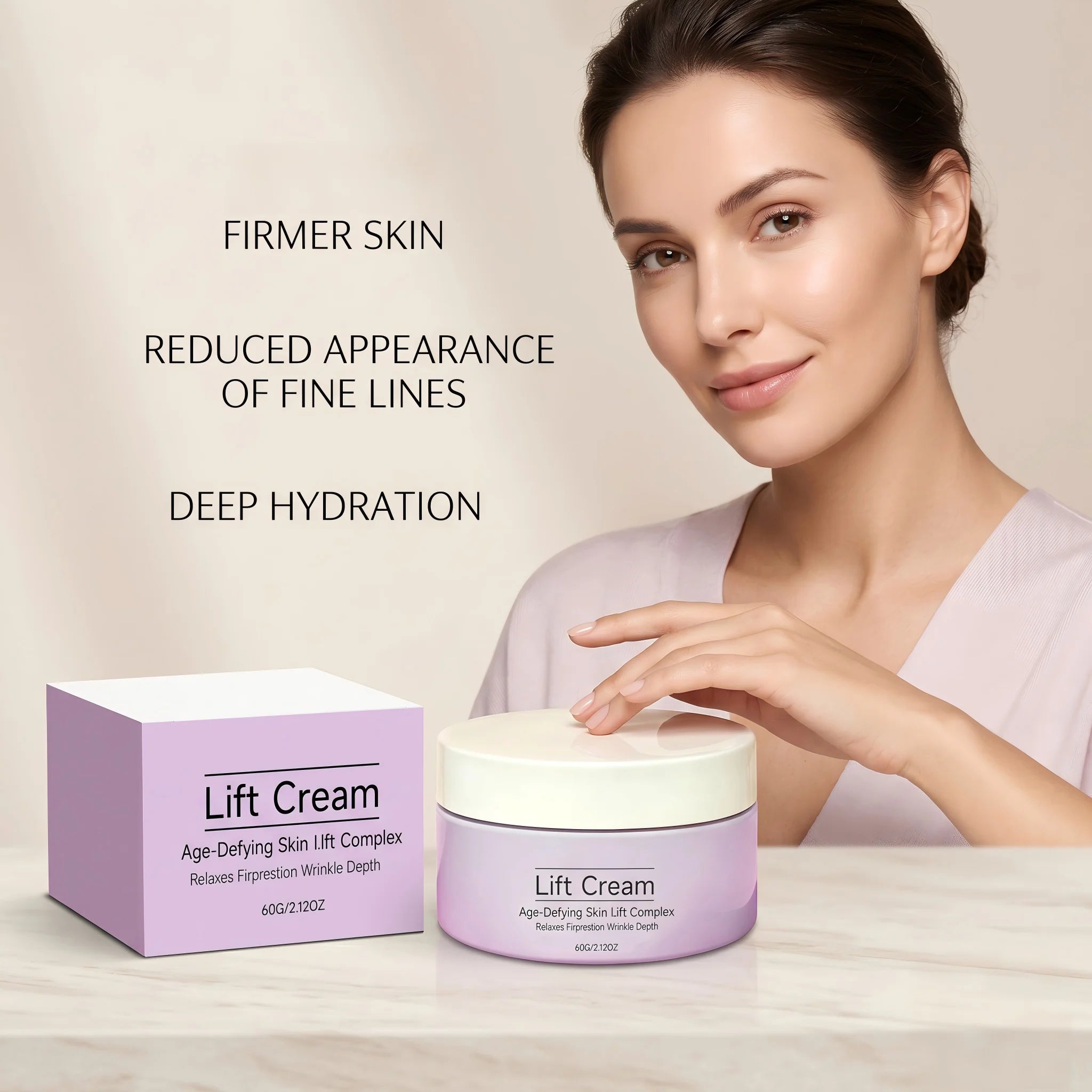 Firming and Lifting Face Cream Reduces Fine Lines Improve Sagging Skin Tightening Nourishing Skin Elasticity Boost Skin Care