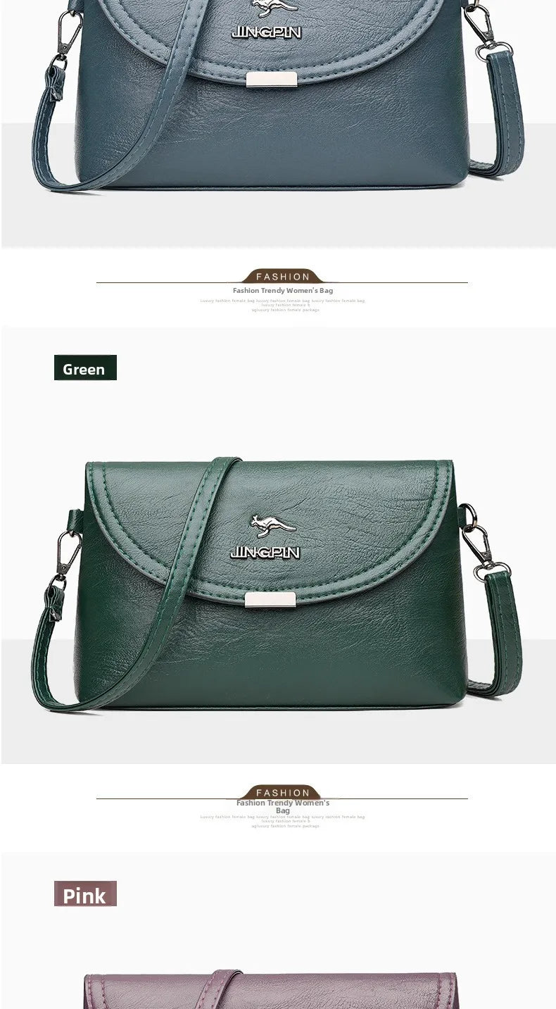 Fashionable High-End Feelings Women's Crossbody Bag Casual Versatile Single Shoulder Bag Large Capacity Mom Bag Shopping Stre...