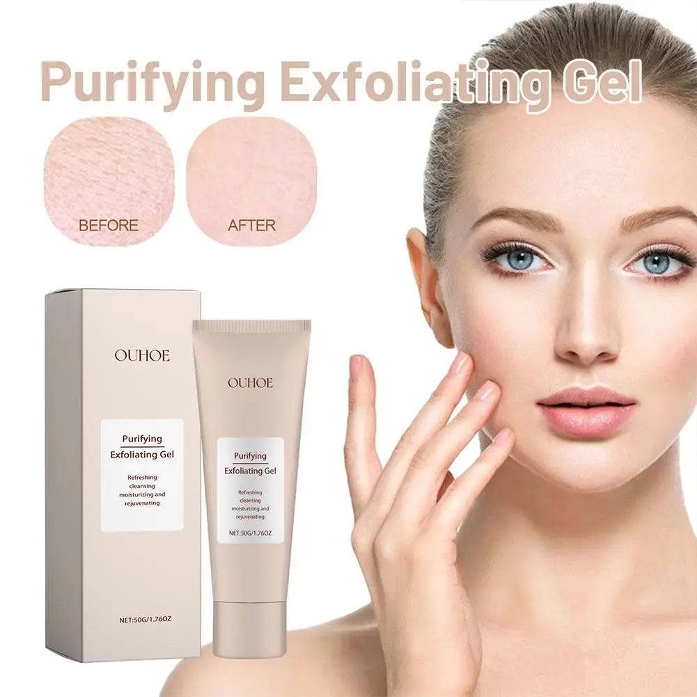 OUHOE Purifying Exfoliating Gel - Pore Refining Face Scrub 50g