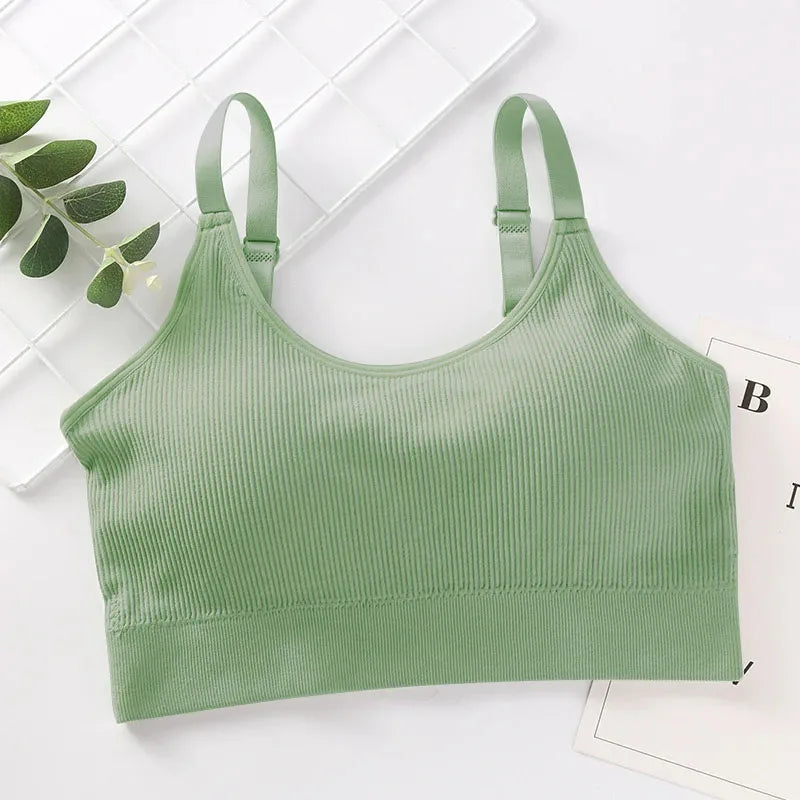Sexy Underwear Women'S Gather No Steel Ring Lingerie Bra Tube Top Wrapped Chest Beauty Back Actival Cotton Thin Section Tube Top
