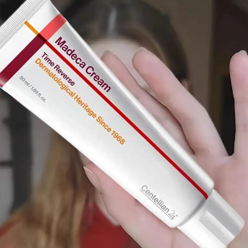 Korean Madeca Cream Collagen Time Reverse Advanced Firms Reduces Wrinkles Fast Absorbing Nourishing Hydrates Skin Care Centella