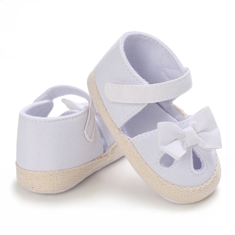 Summer Girls Baby Shoes Fashionable and Cute Casual Sandals Soft Cloth Sole Comfortable and Lightweight Walking Shoes