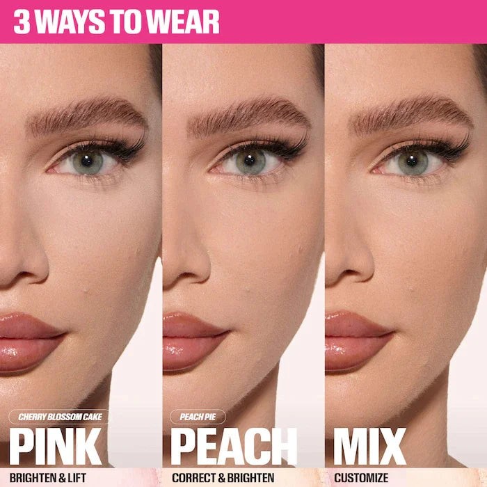 2 Colors Easy Bake Loose Powder Brightening Correcting Duo Longlasting Oil Control Natural Face Waterproof Brightening Makeup