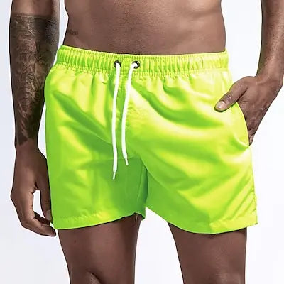 Men'S Swim Shorts Swim Trunks Quick Dry Board Shorts Bathing Suit Breathable Drawstring With Pockets For Surfing Beach Summer