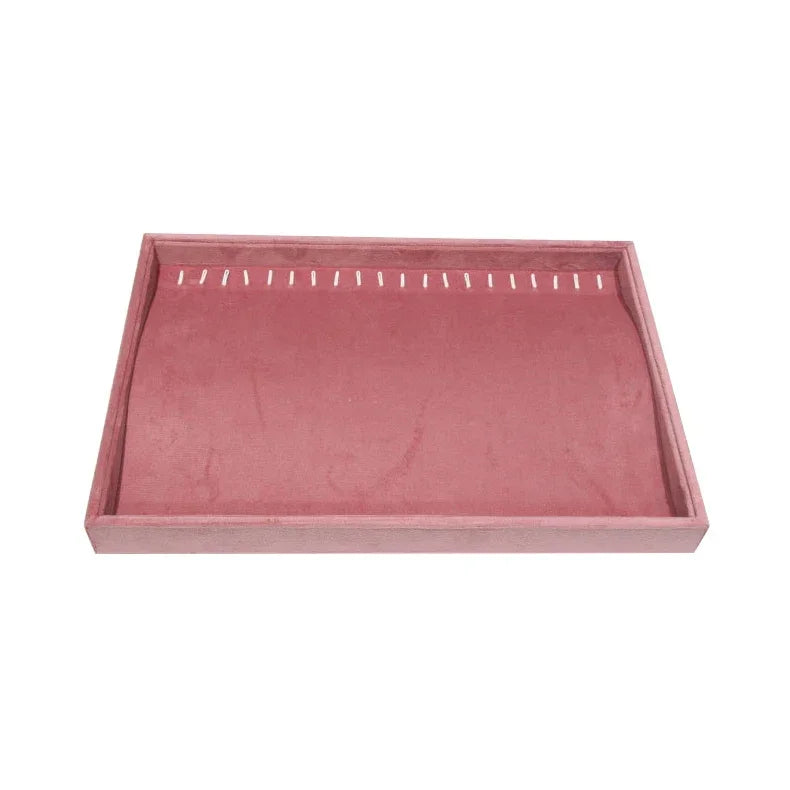 New Velvet Jewelry Tray | Ring Earring Necklace Organizer Case