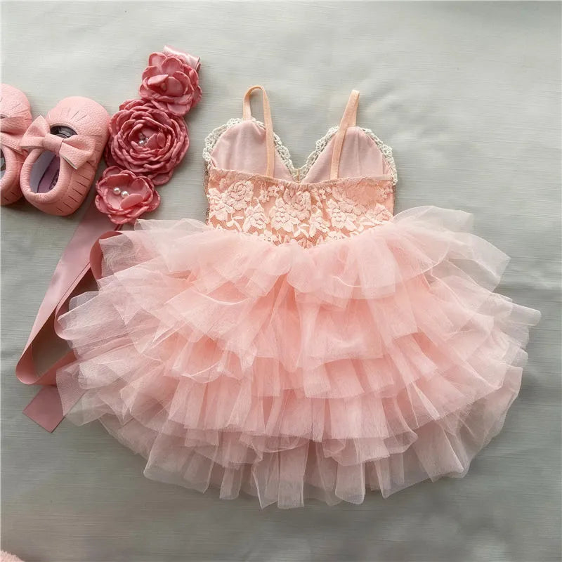 Shinny Flower Girls Christmas Dress for Kids Toddle Party Gown Gold Sequined Layered Tutu Dress Children New Year Dress Clothing