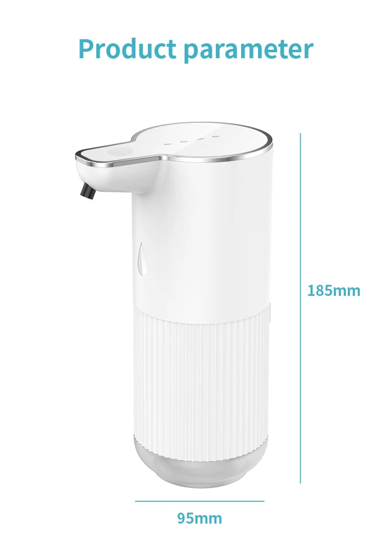 Dispensador de jabón automático sin contacto con sensor inteligente de 350 ML de capacidad para mesa o pared, bomba de desinfectante de manos para cocina y baño