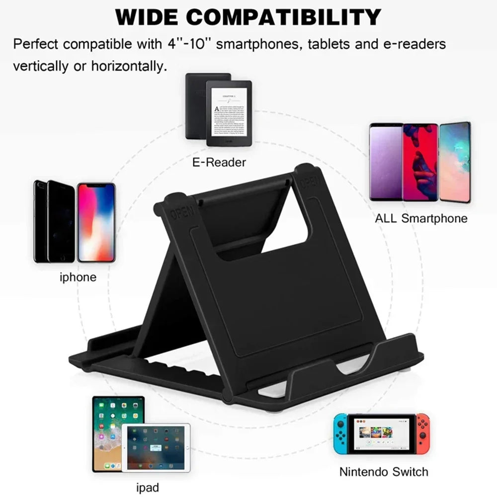 Table Adjustable Phone Holder Bracket Desktop Stand For Ipad IPhone Samsung Xiaomi Huawei Folding Universal Mobile Phone Stand
