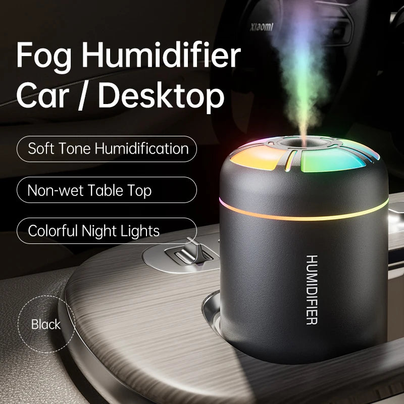 Aroma Diffuser Air Humidifier - 180ML Essential Oil Diffuser LED