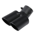 Universal Dual Exhaust Tip - Stainless Steel Slant Cut Muffler