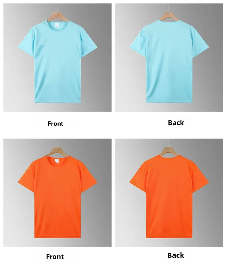 Versatile Men's Short Sleeve Shirt Tee Tops European Size Multi-Pack Slim Fit Sporty Style Fiber Blend Lightweight Clothing