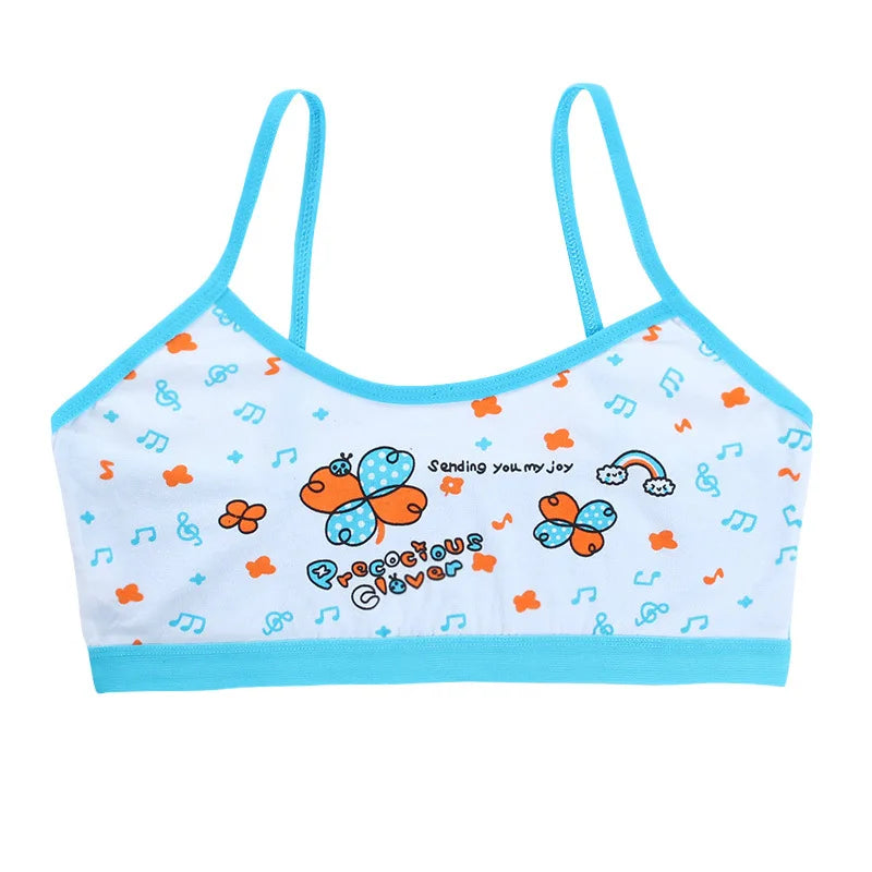 1/3pcs Teenage Girls Tank Tops Kids Training Bras Vest Underwears Student Purbery Singlets Children Camisole Bras Undershirts