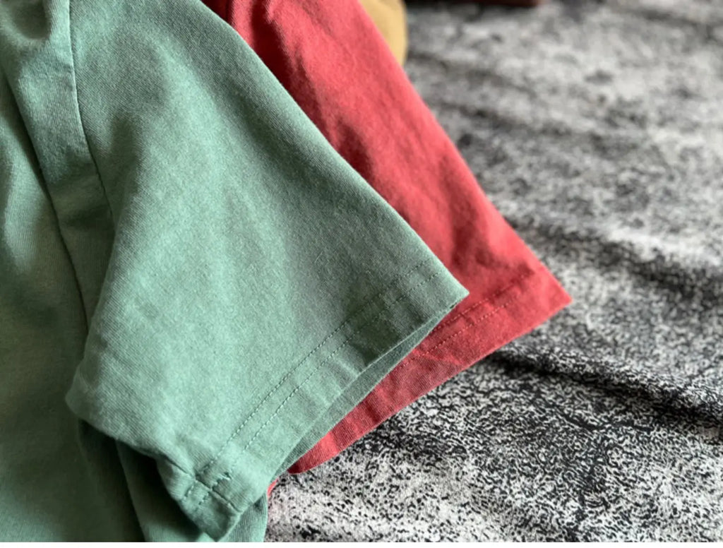 220g 100% Cotton Retro Printed T Shirts for Men 2024 Summer Casual Half Sleeve Basic T-shirt for Youth Motorcycle Male Tees Tops