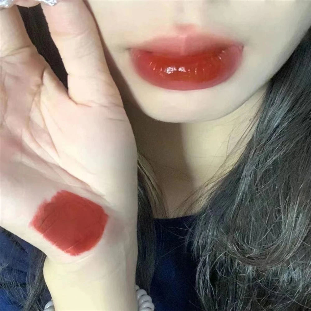 Mirror Water Lip Glaze To Matte Lipstick Makeup Waterproof Long Lasting Lip Gloss Rich Color Silky Not Fade Lips Mud Lip Tint